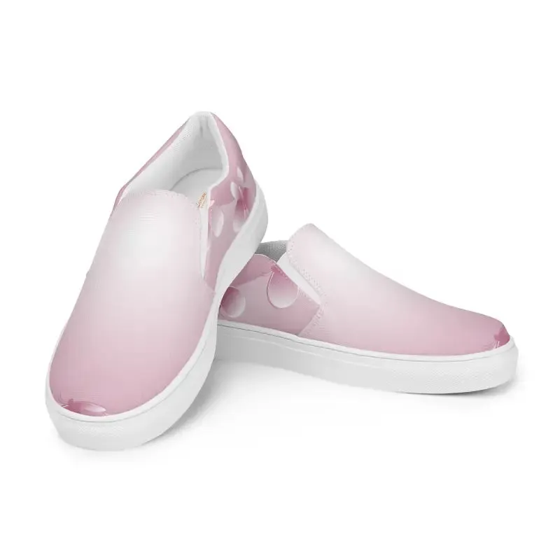 Chic Canvas Shoes Womens Slip Ons