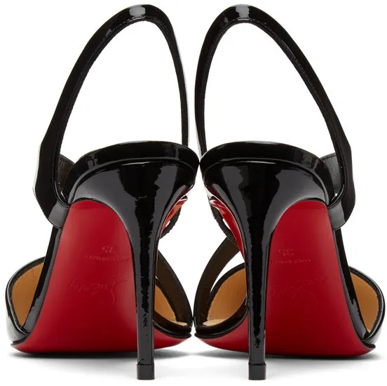 Christian Louboutin Black Brandina 85 Heels