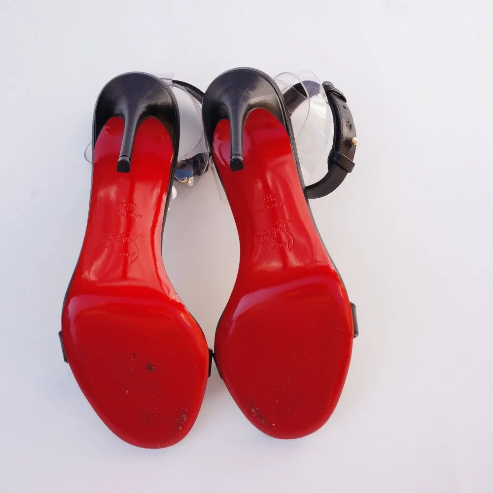 Christian Louboutin Jonatina 100 Leather Sandals