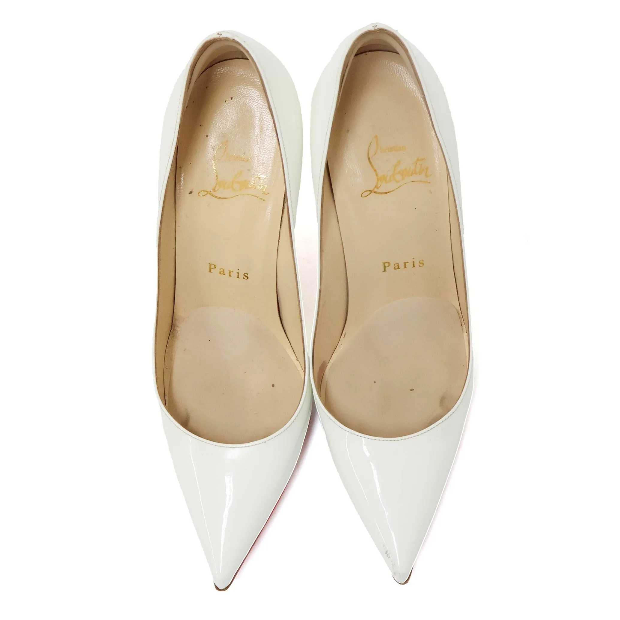 Christian Louboutin Pumps Decollete 554 100 Patent White