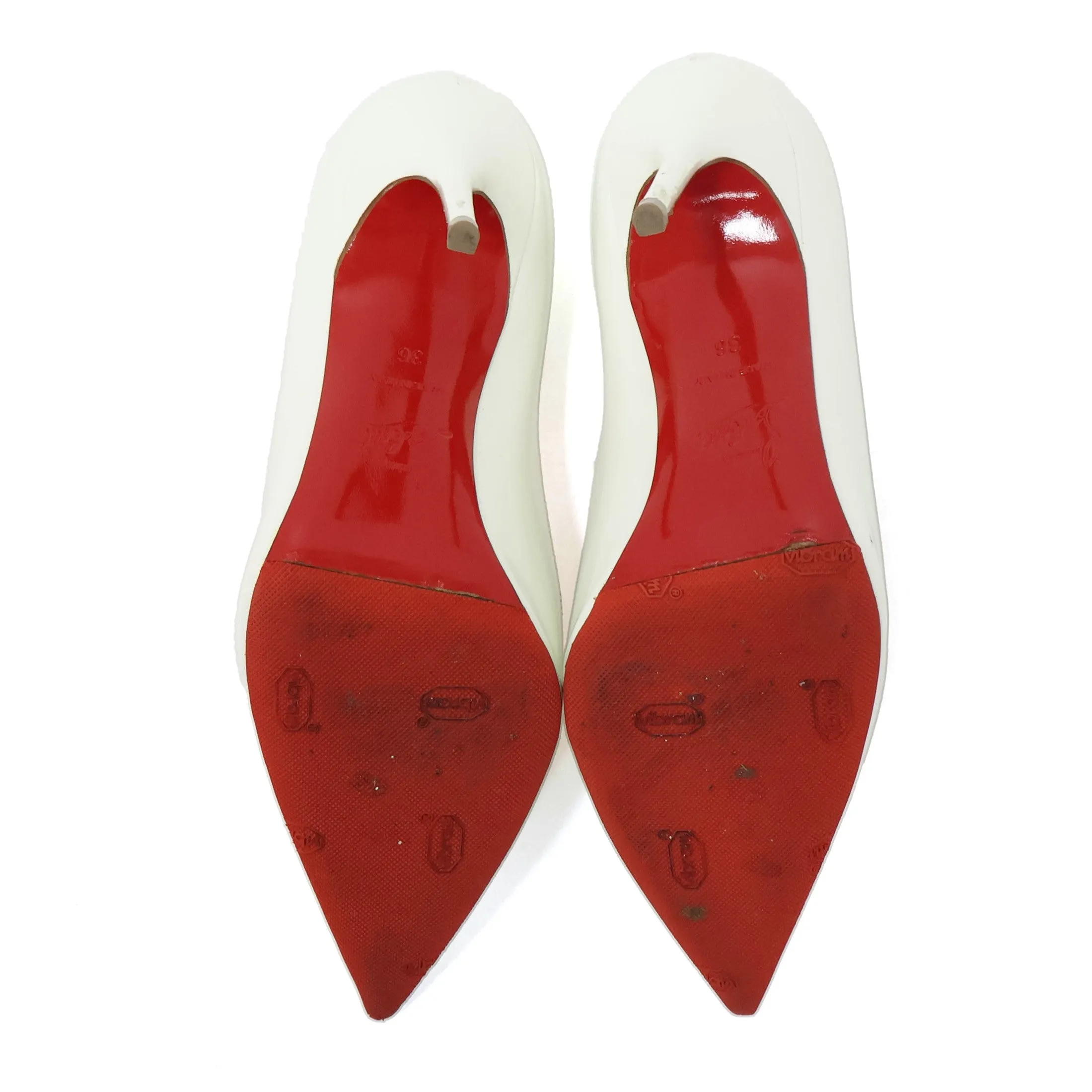 Christian Louboutin Pumps Decollete 554 100 Patent White