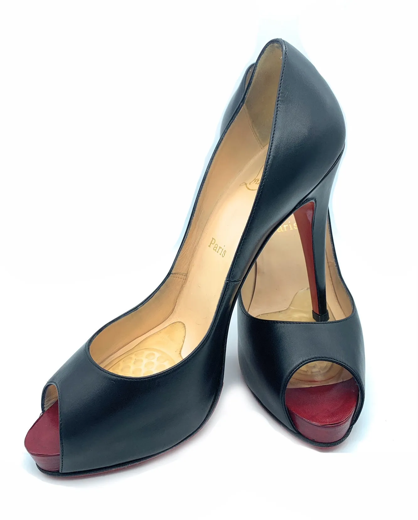 Christian Louboutin Very Prive 120 Peep Toe Pumps - Sz. 40