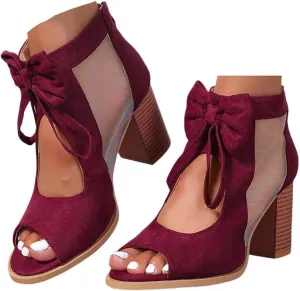 Chunky Heels For Women Wedding Low Block Heels Ankle Strap Dress Pump Shoes Open Toe Comfortable Party Heeled Sandals