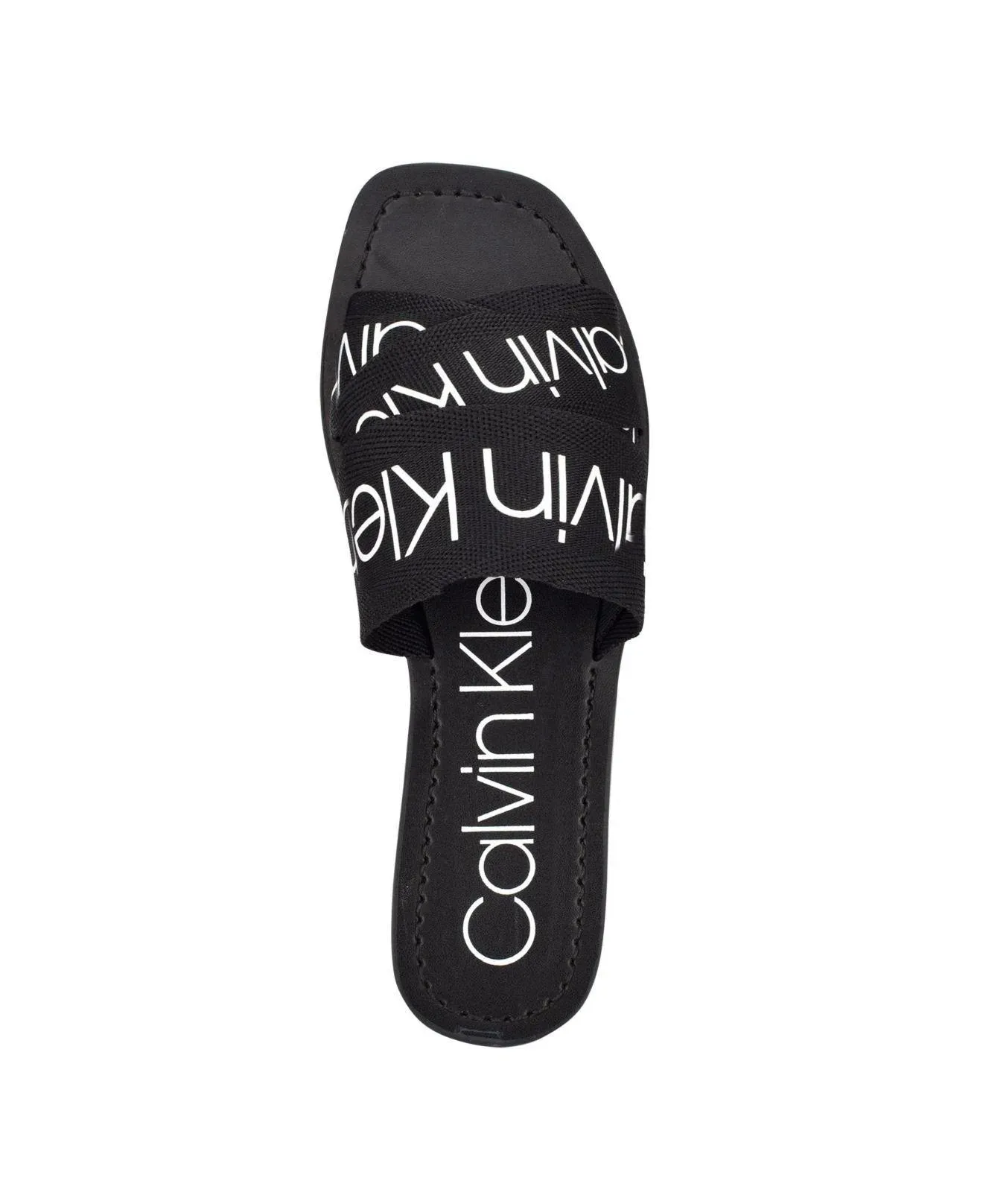 CK 'BAINY' LOGO SLIDES - BLACK