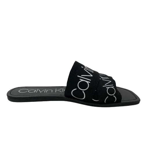 CK 'BAINY' LOGO SLIDES - BLACK