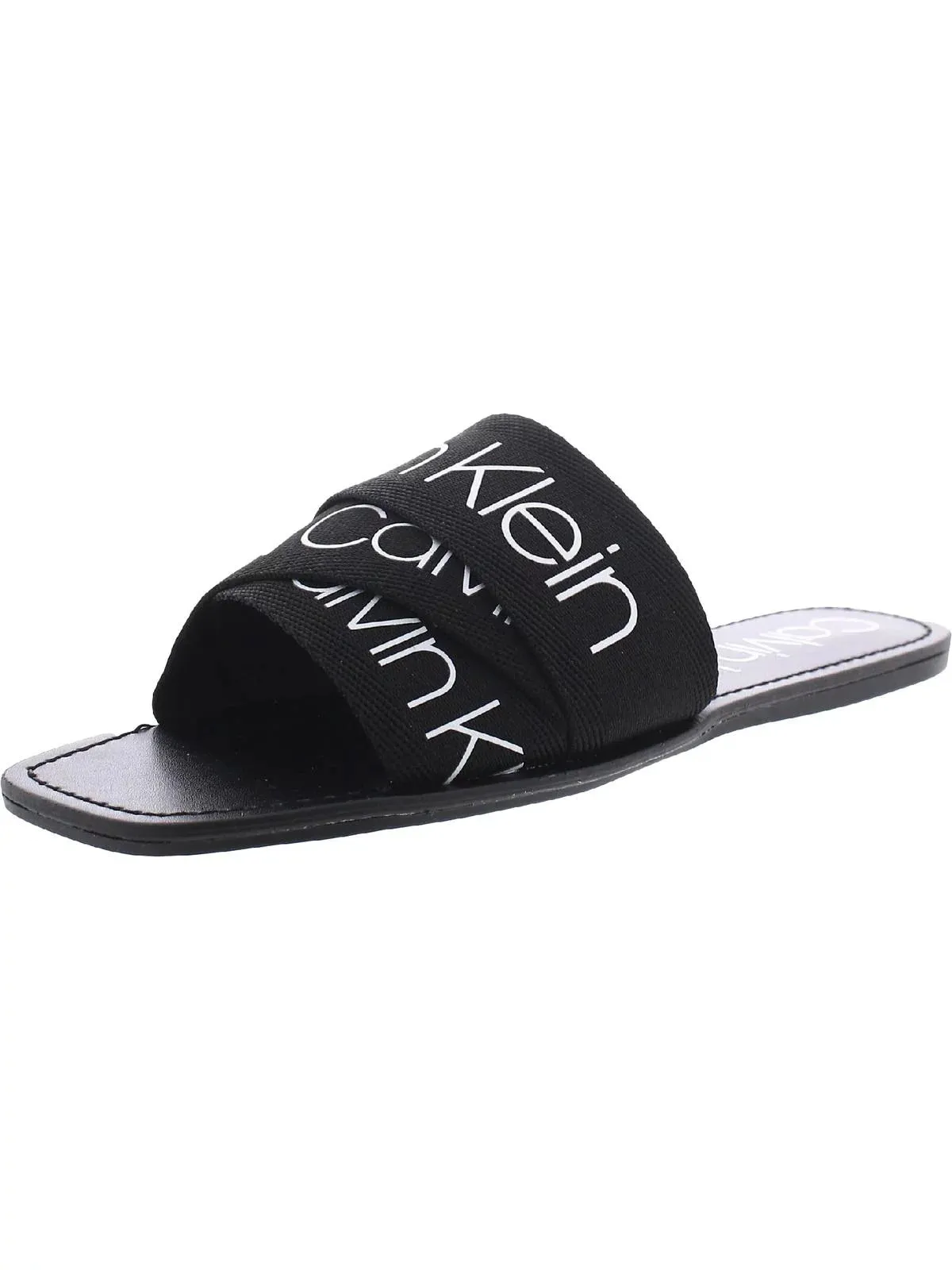 CK 'BAINY' LOGO SLIDES - BLACK