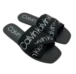 CK 'BAINY' LOGO SLIDES - BLACK