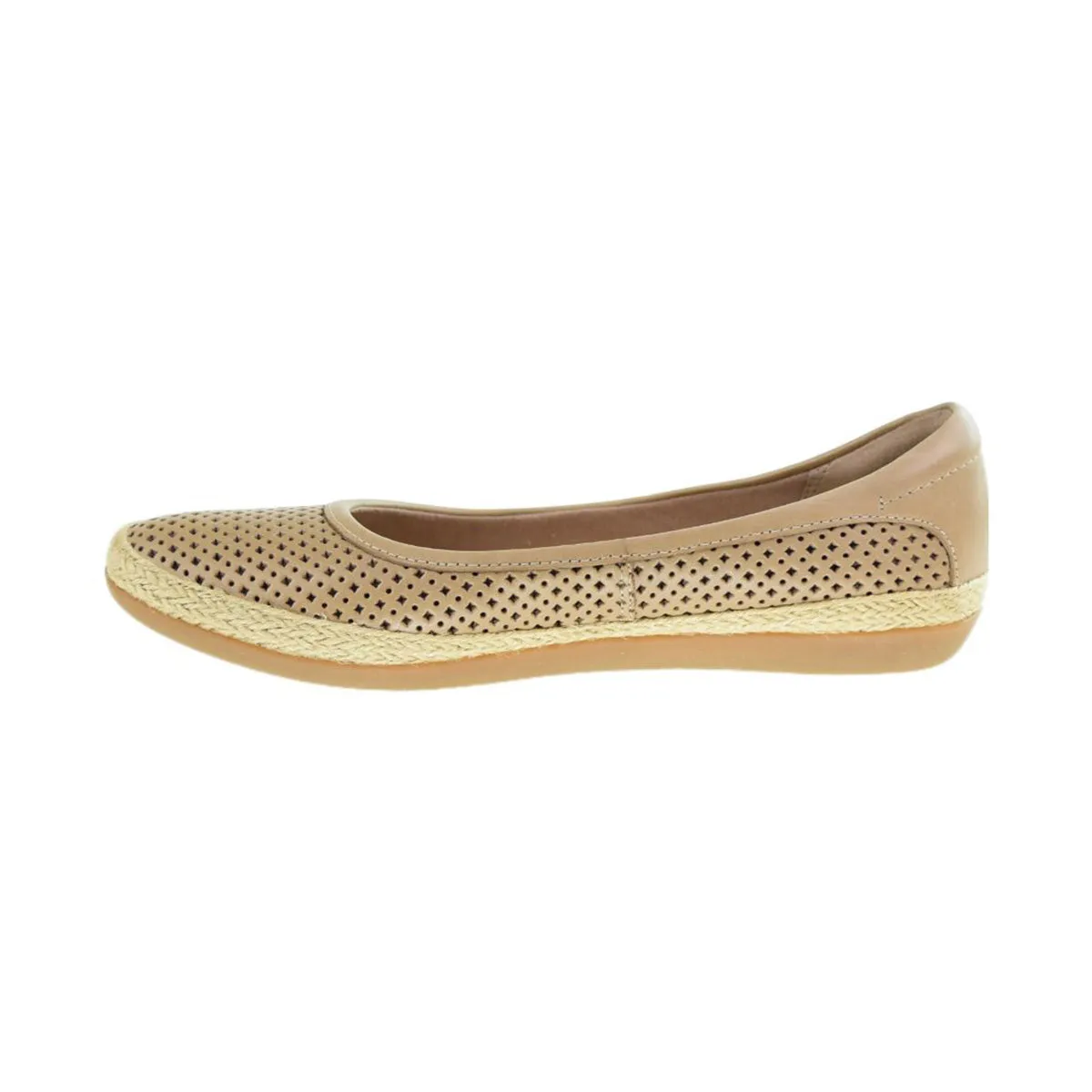 Clarks Danelly Adira Ballet Flat Women's Sand Leather