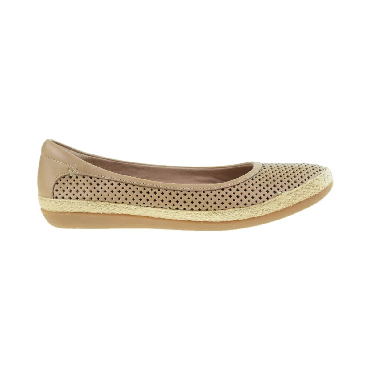 Clarks Danelly Adira Ballet Flat Women's Sand Leather