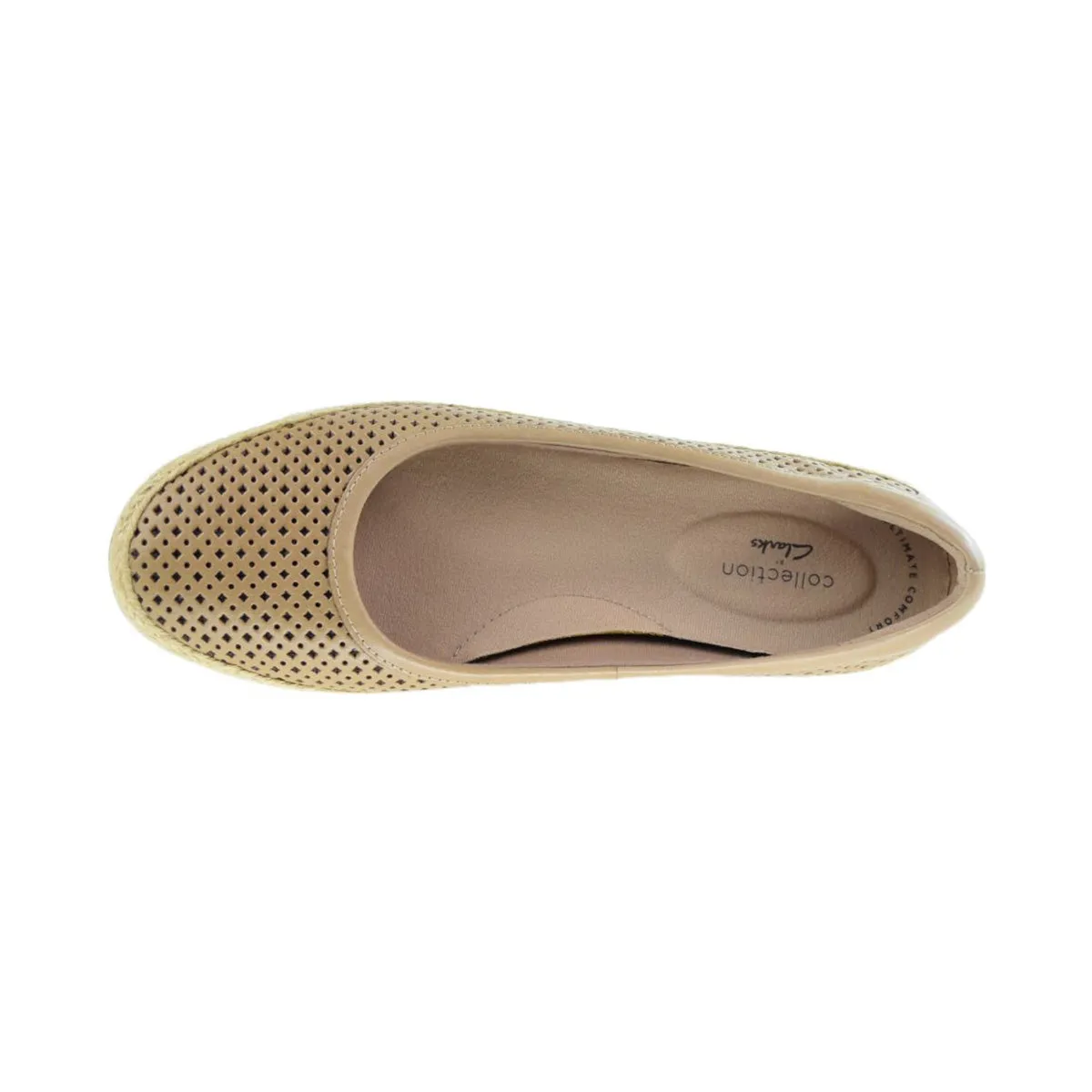 Clarks Danelly Adira Ballet Flat Women's Sand Leather
