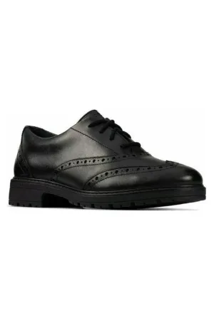 Clarks Loxham Brogue Youth black