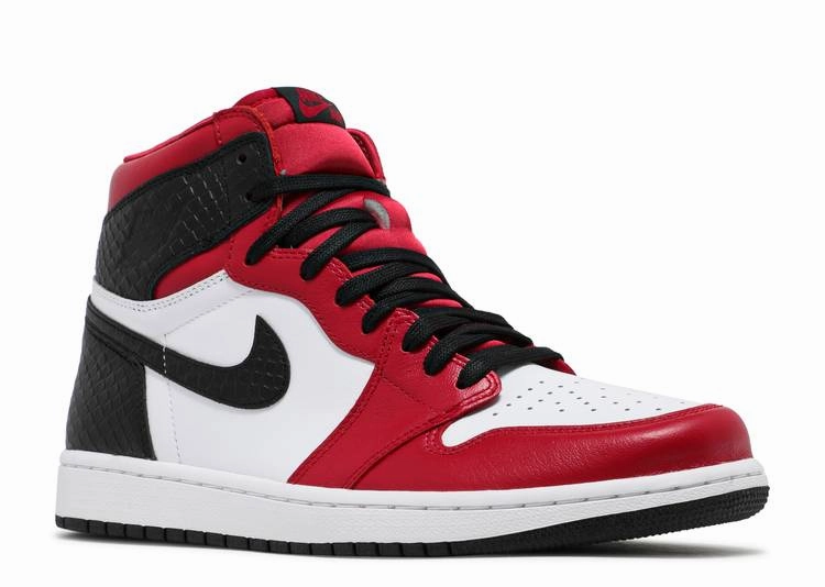 Jordan 1 Retro High Satin Snake Skin (W) Flexibility Training futuristic running option