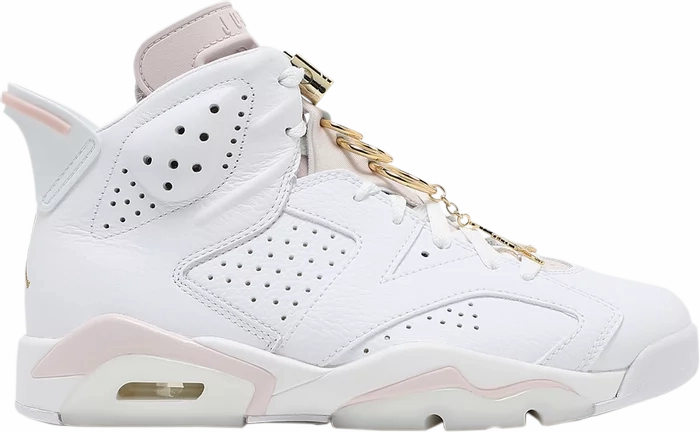 running with backpack shoes Air Jordan 6 Retro 'Gold Hoops'