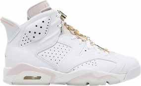 running with backpack shoes Air Jordan 6 Retro 'Gold Hoops'