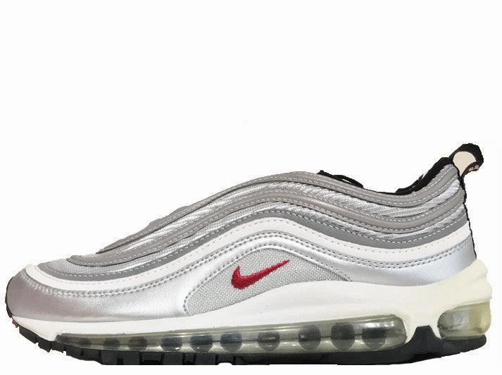 Nike Air Max 97 GS Silver Bullet OG Aerodynamic Form Shock   Resistant