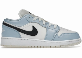 Jordan 1 Low Ice Blue Black Cushioned Frame
