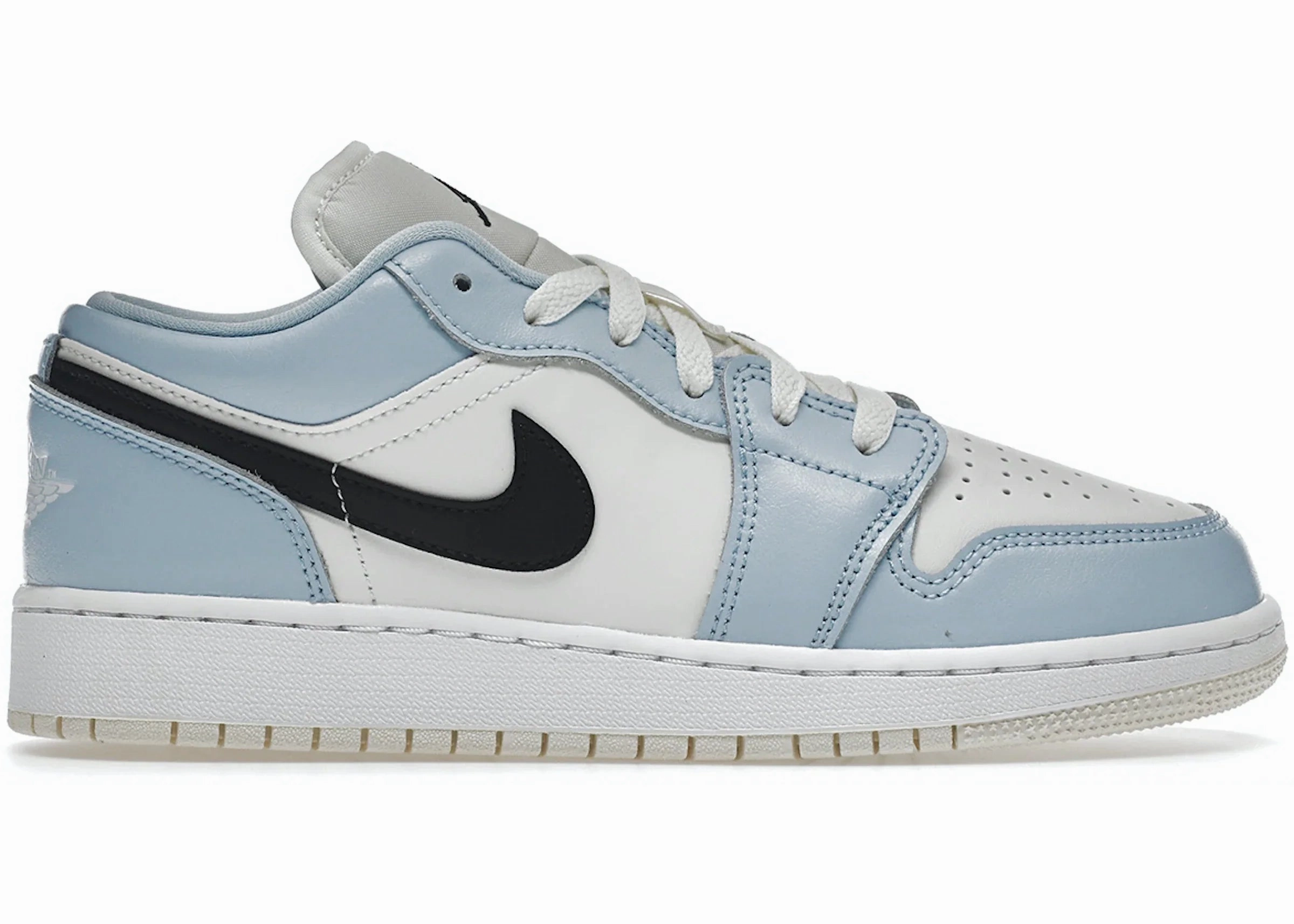 Sculpted Design Jordan 1 Low Ice Blue Black