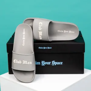 Clubman 'Steel Grey' Slides