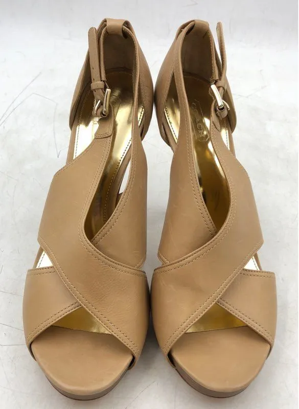 Coach Women's Brown Stiletto Pump Heels - Size 10B