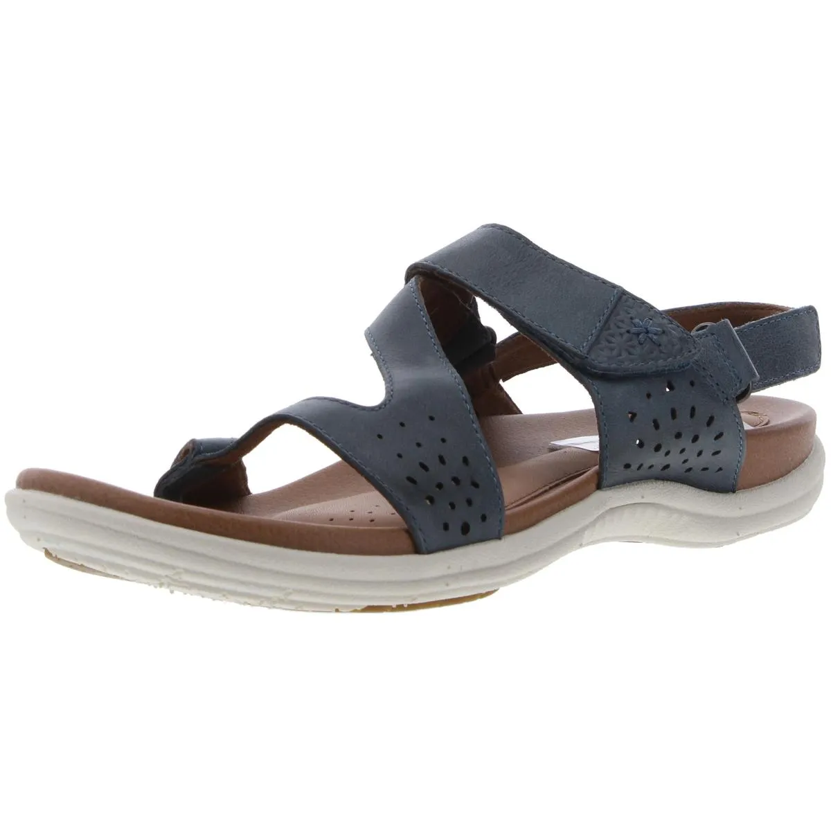 Cobb Hill Womens Rubey Leather Strappy Thong Sandals