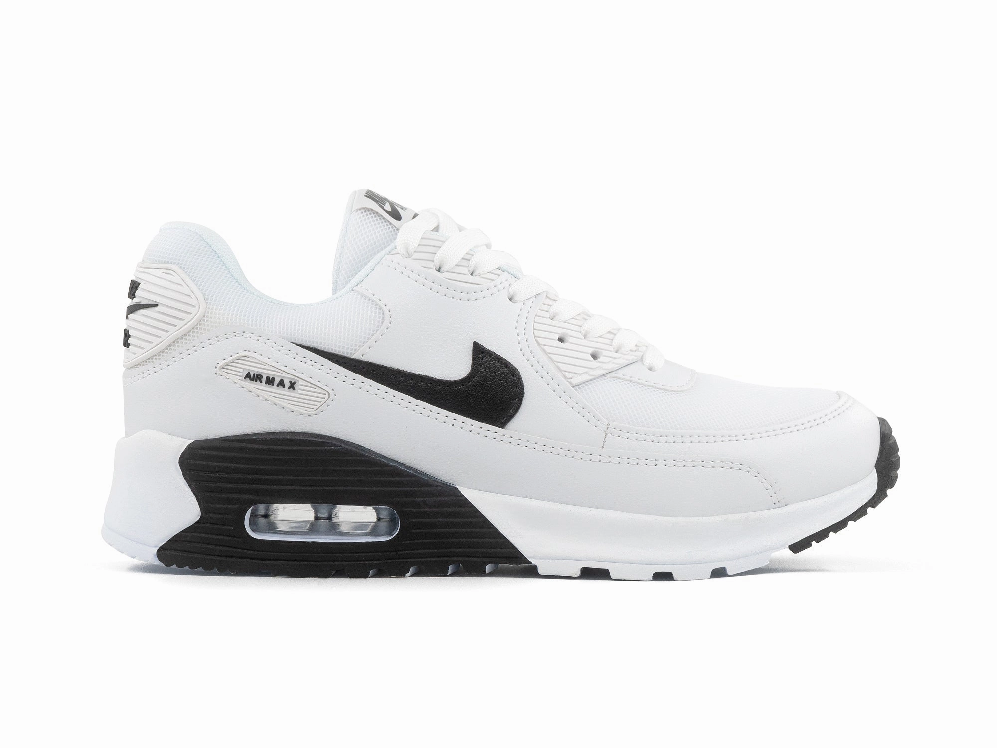 Tenis Max 90 Blanco Negro Arch Support Footbeds