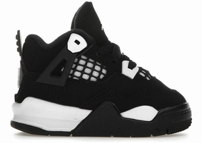 Jordan 4 Retro White Thunder (TD) Fabulous color Ventilated Mesh