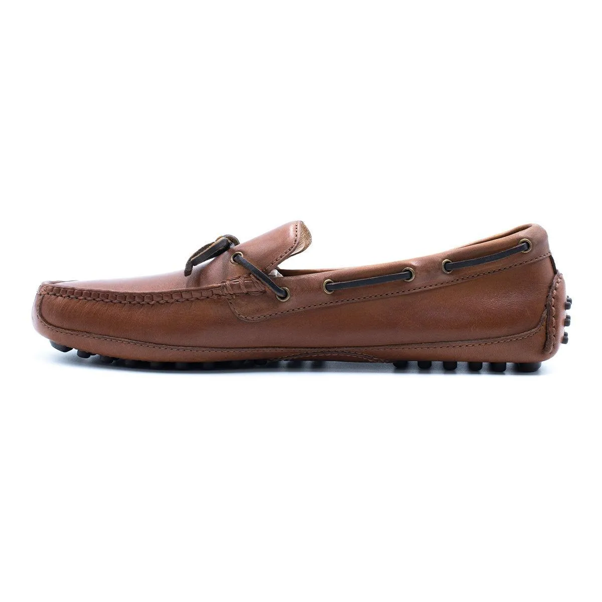 Cole Haan Grant Canoe Camp Moccasins Loafers Leather Brown Colour For Men