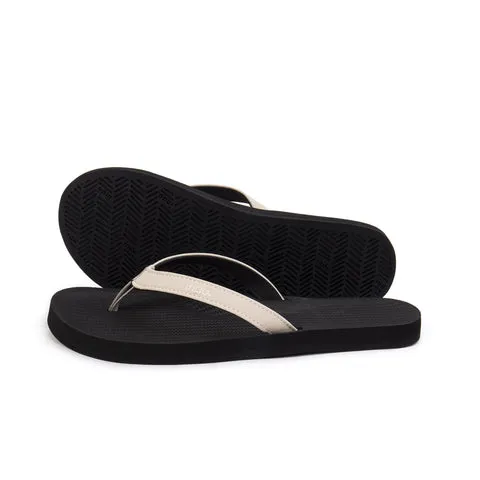 Color Combo Flip Flops Black/ Salt