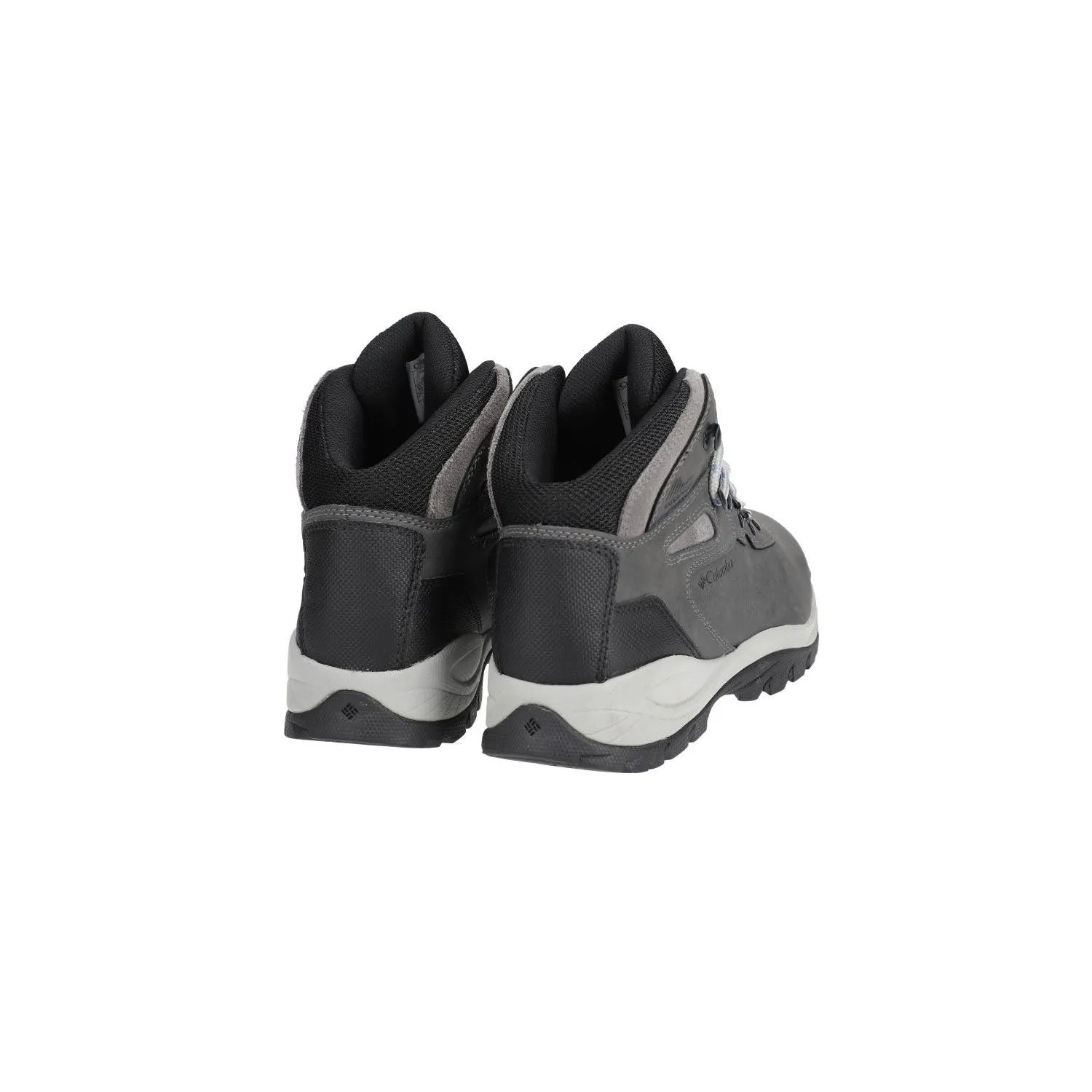 Columbia Newton Ridge Plus Hiking Boots Sport Shoes Leather Grey Colour For Women