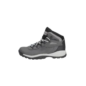 Columbia Newton Ridge Plus Hiking Boots Sport Shoes Leather Grey Colour For Women