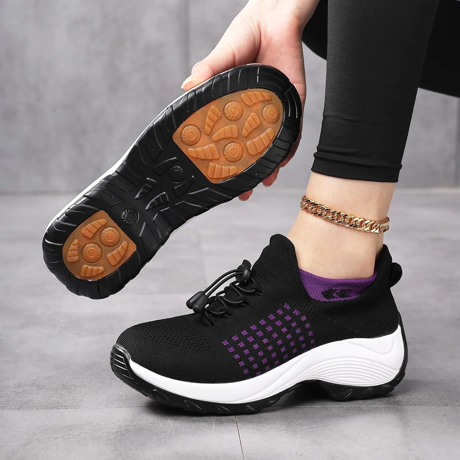 Comfort Wear Orthowear Shoes for Women Orthopedic Shoes Comfortable Walking Sneakers Breathable Non Slip Ortho Stretch Cushion Shoe Lightweight Casual Footwear Water Resistant Mesh Sneakers Outdoor