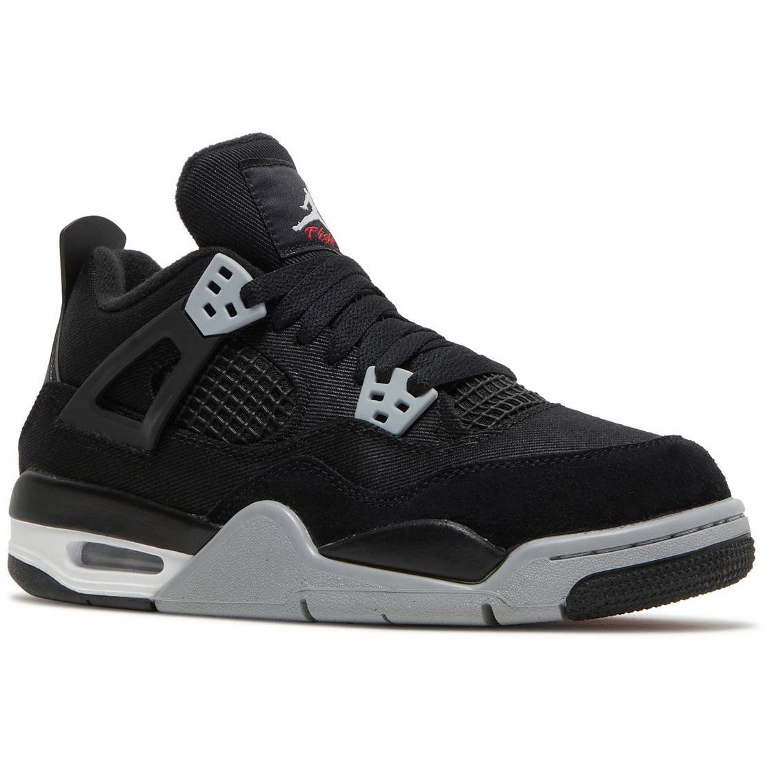 sand power - walking shoes Air Jordan 4 Retro "Black Canvas" (GS/Juniors) (2022)