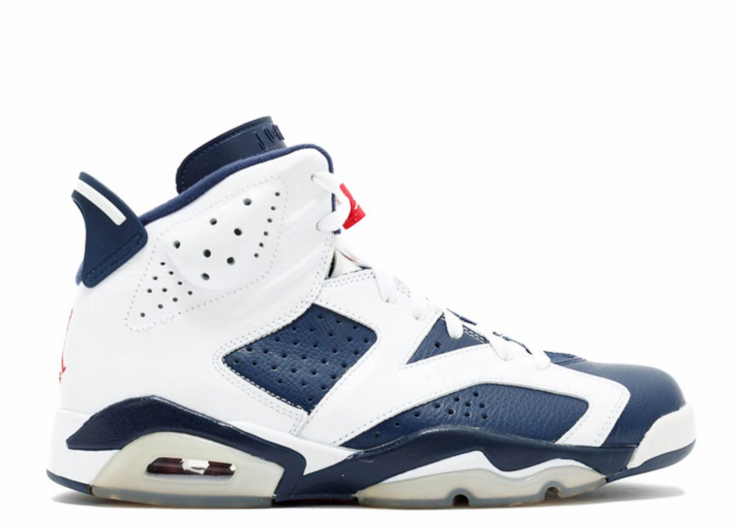 Air Jordan 6 Retro "Olympic" 2012 (Myrtle Beach Location) Comfortable Foot Bend Comfortable Fit Around Heel