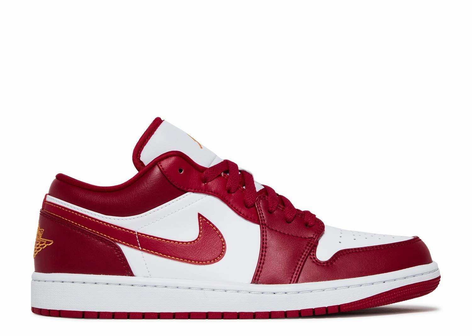 Air Jordan 1 Low "Cardinal Red" (Myrtle Beach Location) No Pressure Elastic Gore