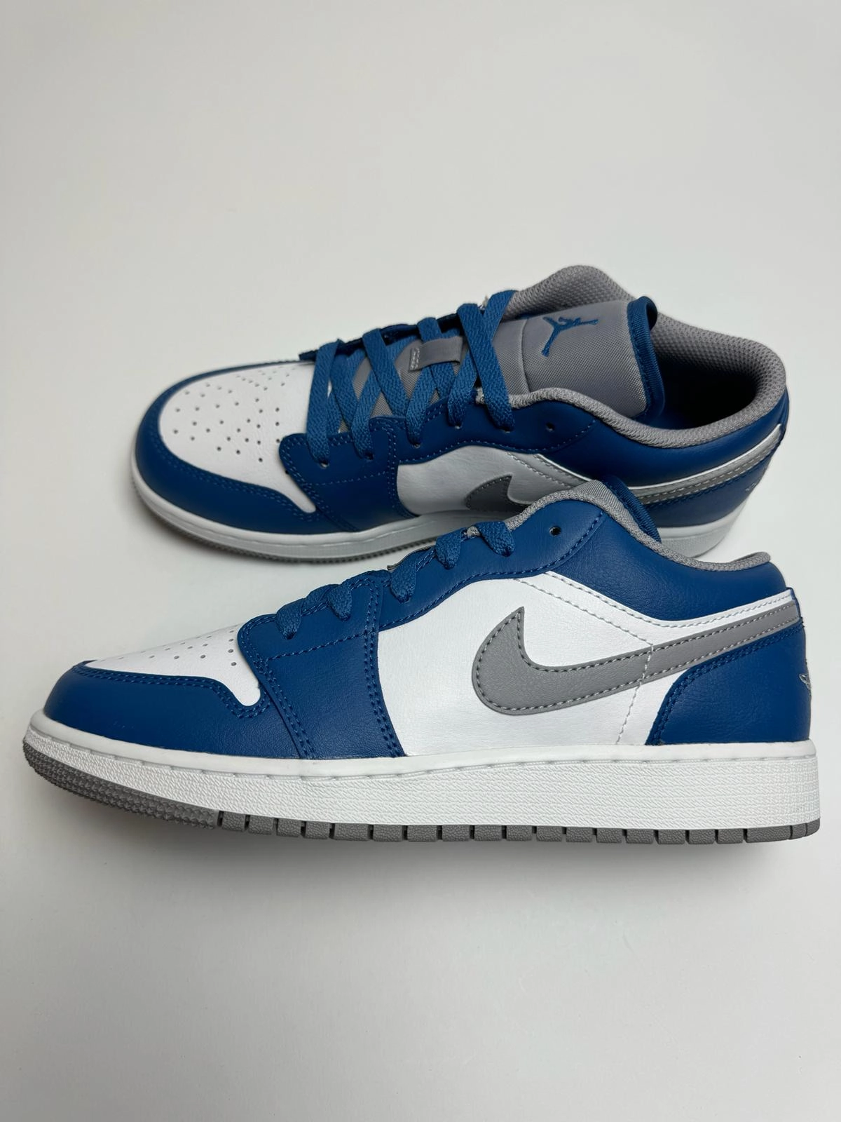 Shift Friendly Wide Base Platform Jordan 1 Low "True Blue"