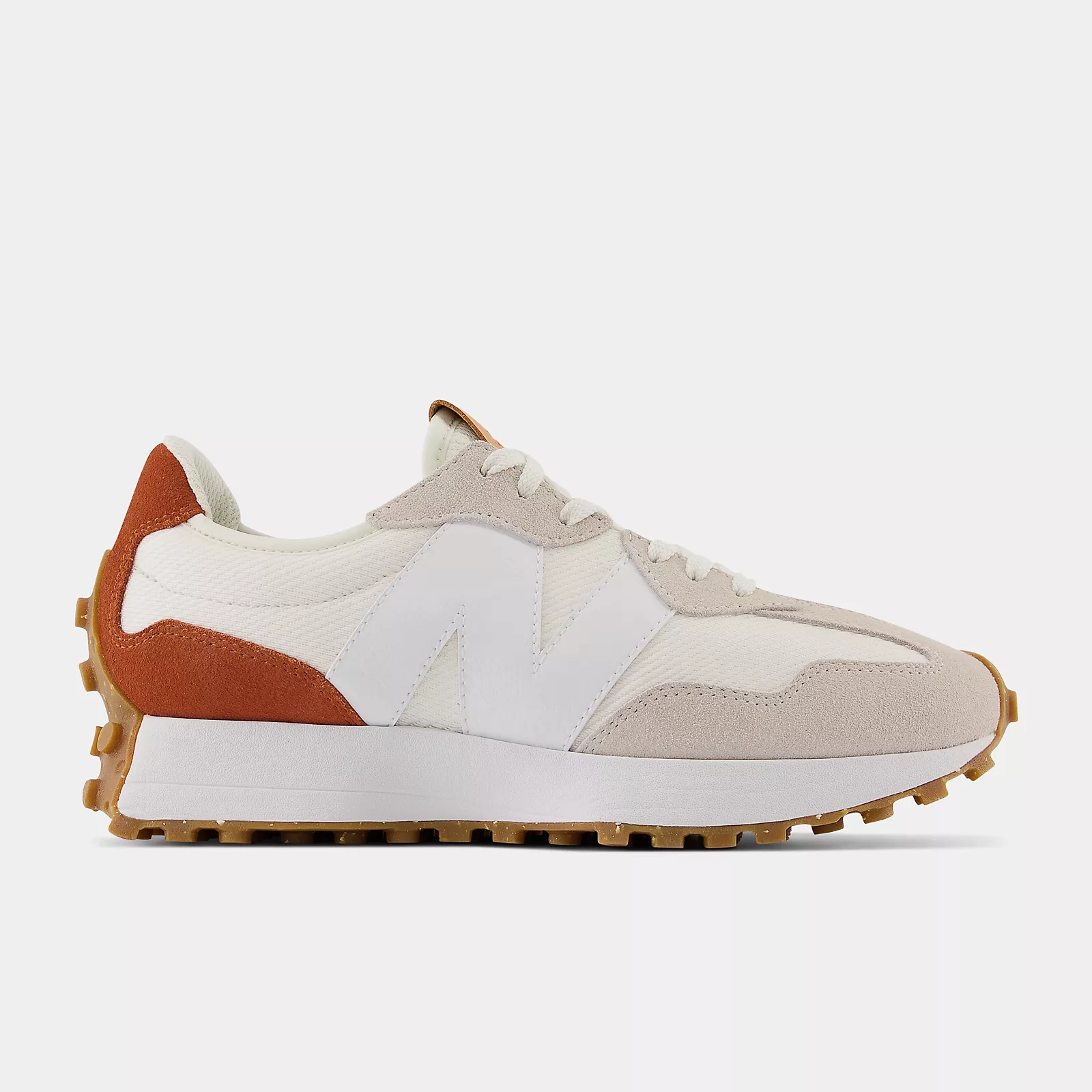 Women's New Balance 327 'Sea Salt/Rust Oxide' Pressure Relief Grooves