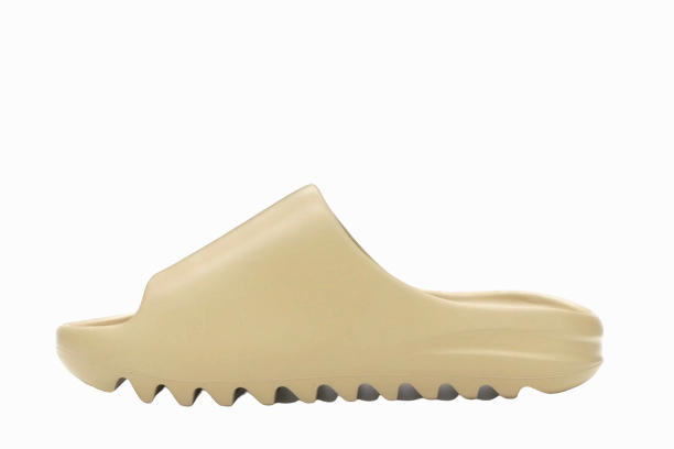 Cool Texture evening walk YZY Slide Desert Sand