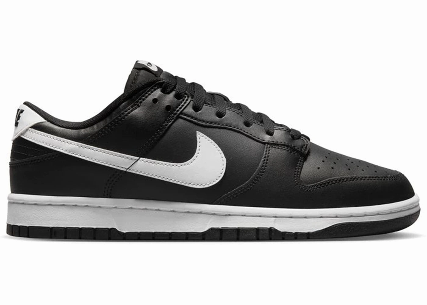 Nike Dunk Low Black Panda 2.0 mountain running shoe landscape Classic Design