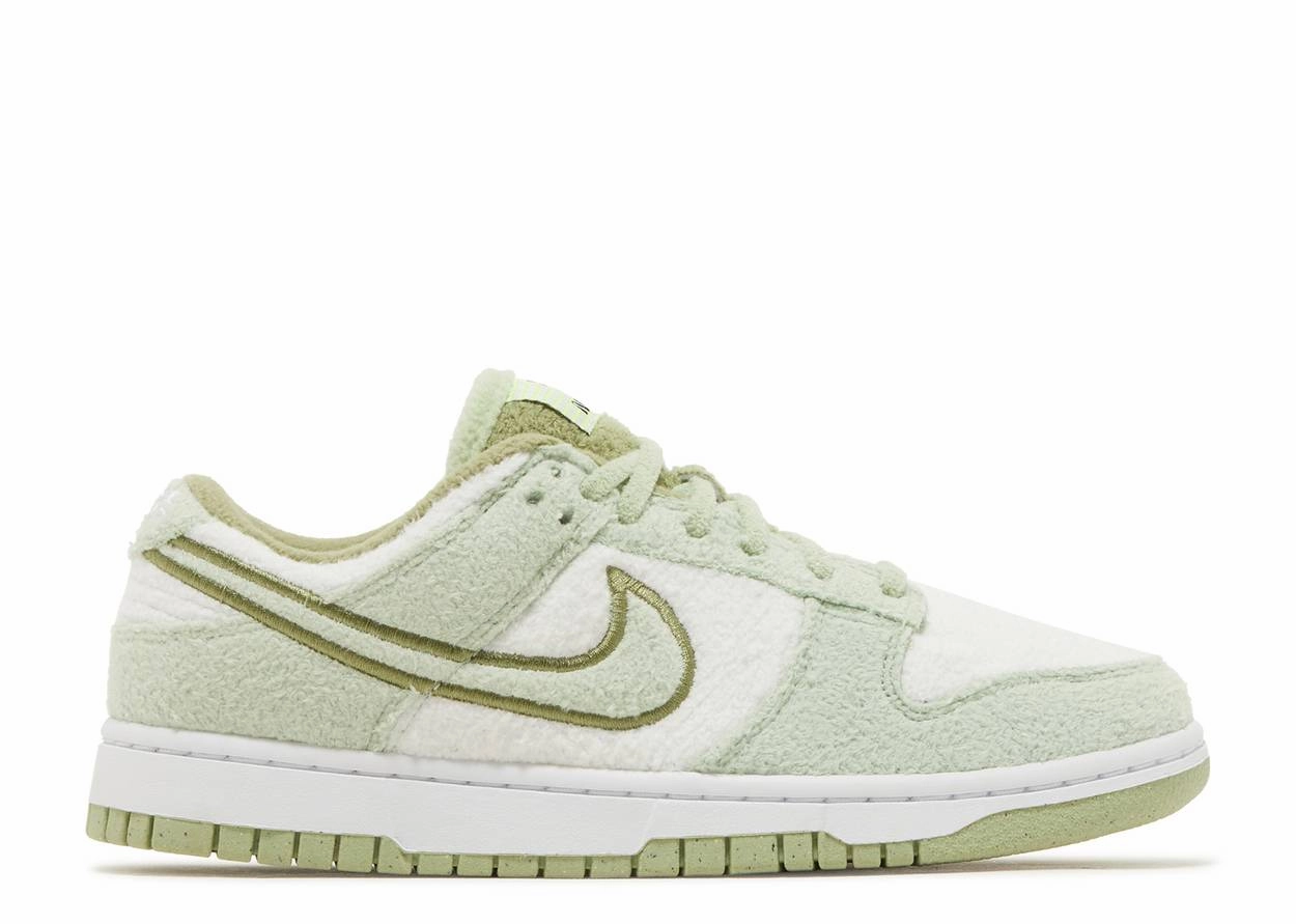 Synthetic - Upper Nike Dunk Low SE Honeydew Fleece (W)