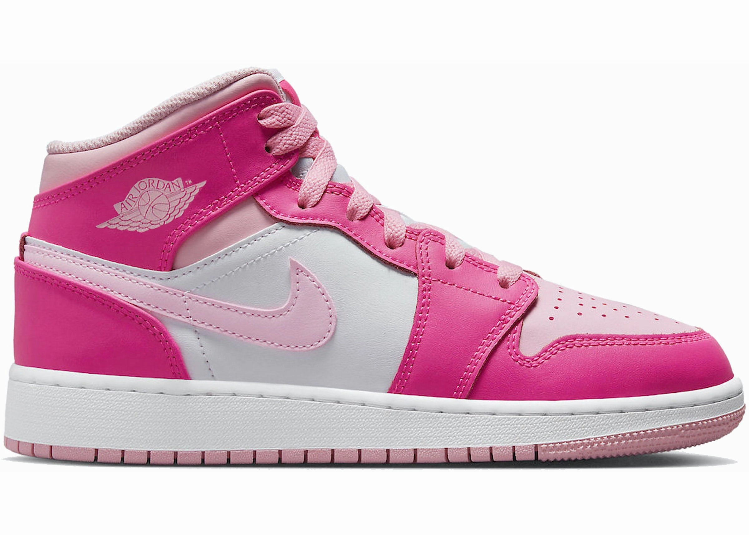 Step Forward Jordan 1 Mid Fierce Pink