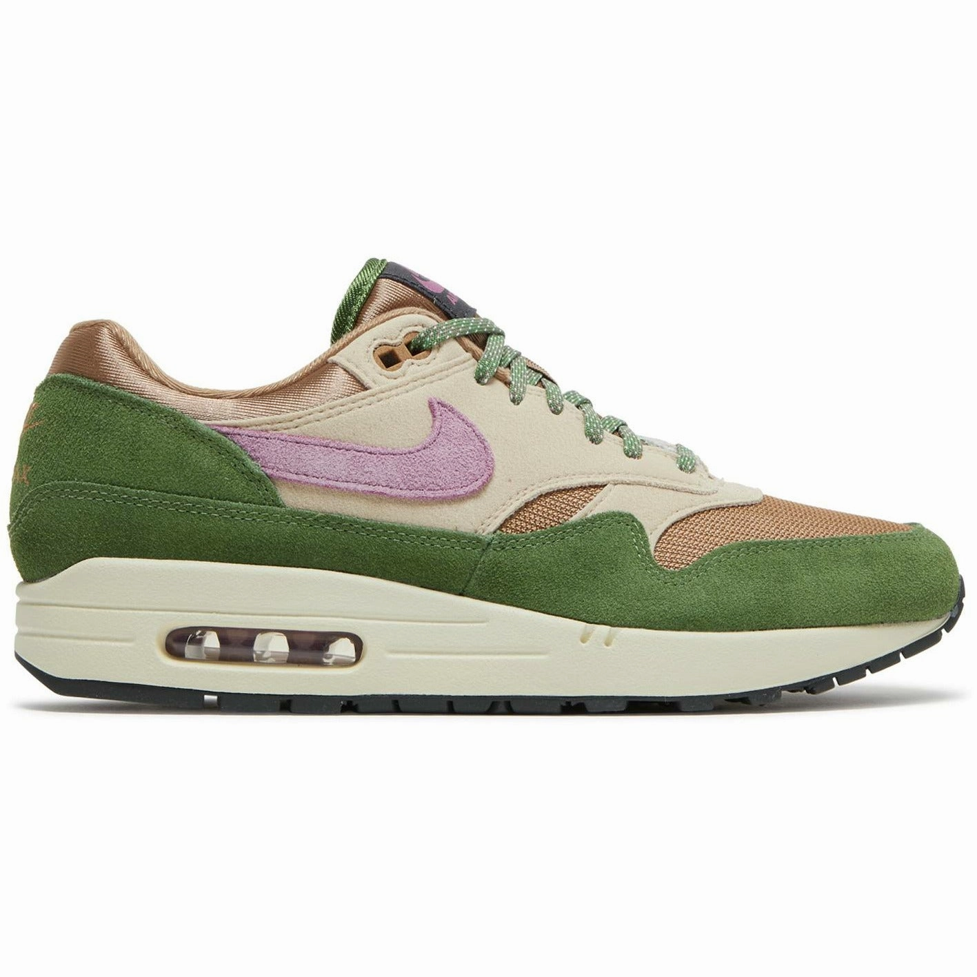 Air Max 1 NH "Skunk/Treeline" (2022) Eco Friendly Material Non Restrictive Collar Padding