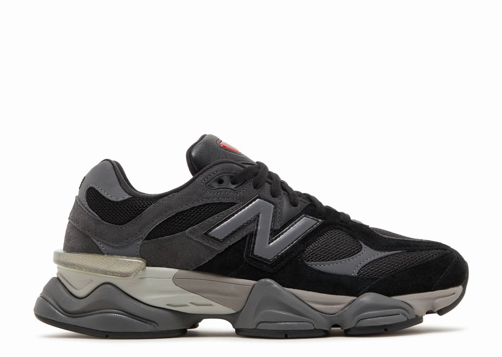 New Balance 9060 Black Castlerock Grey Vertical Flex Flexible Support