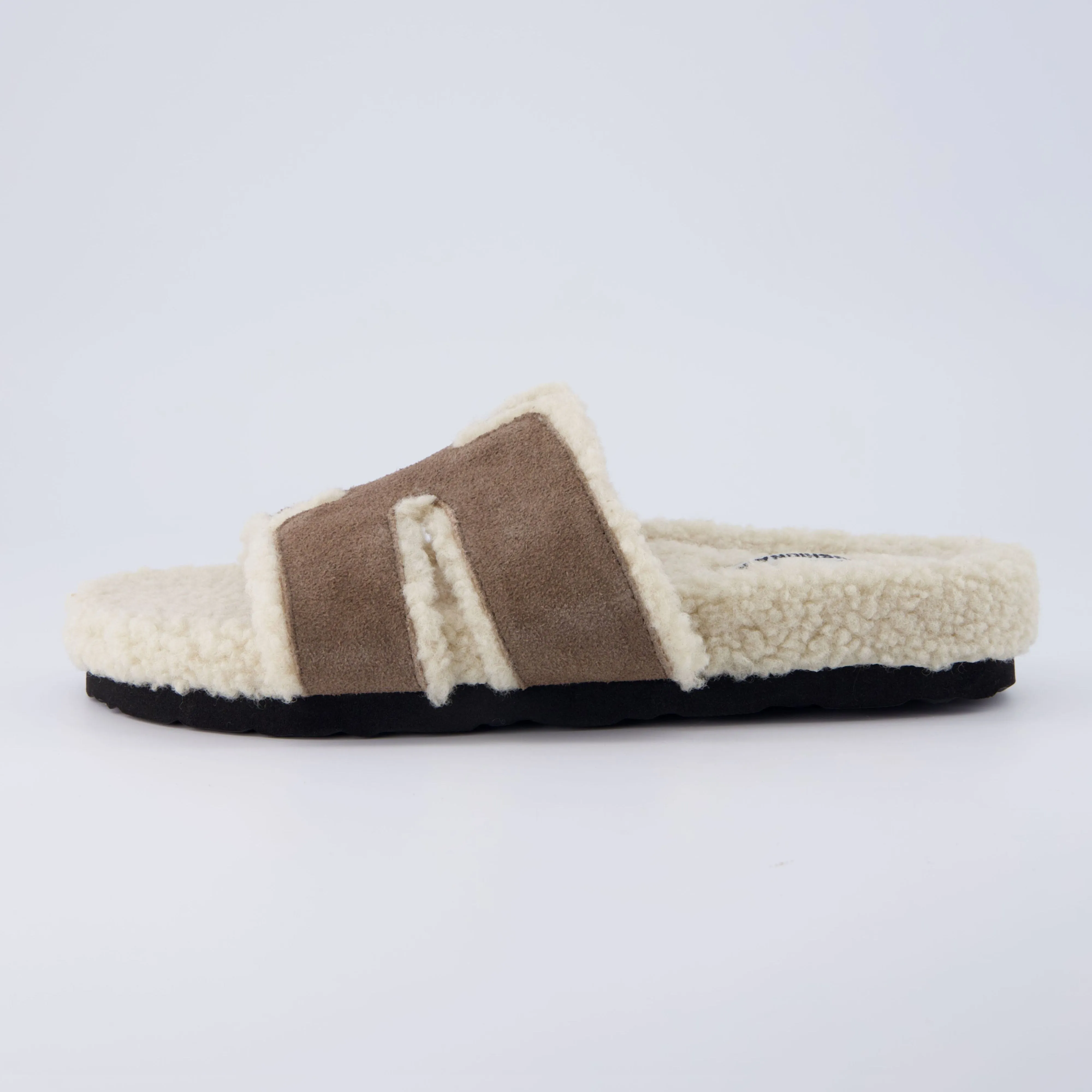 Cuddle Shearling Footbed Sandal