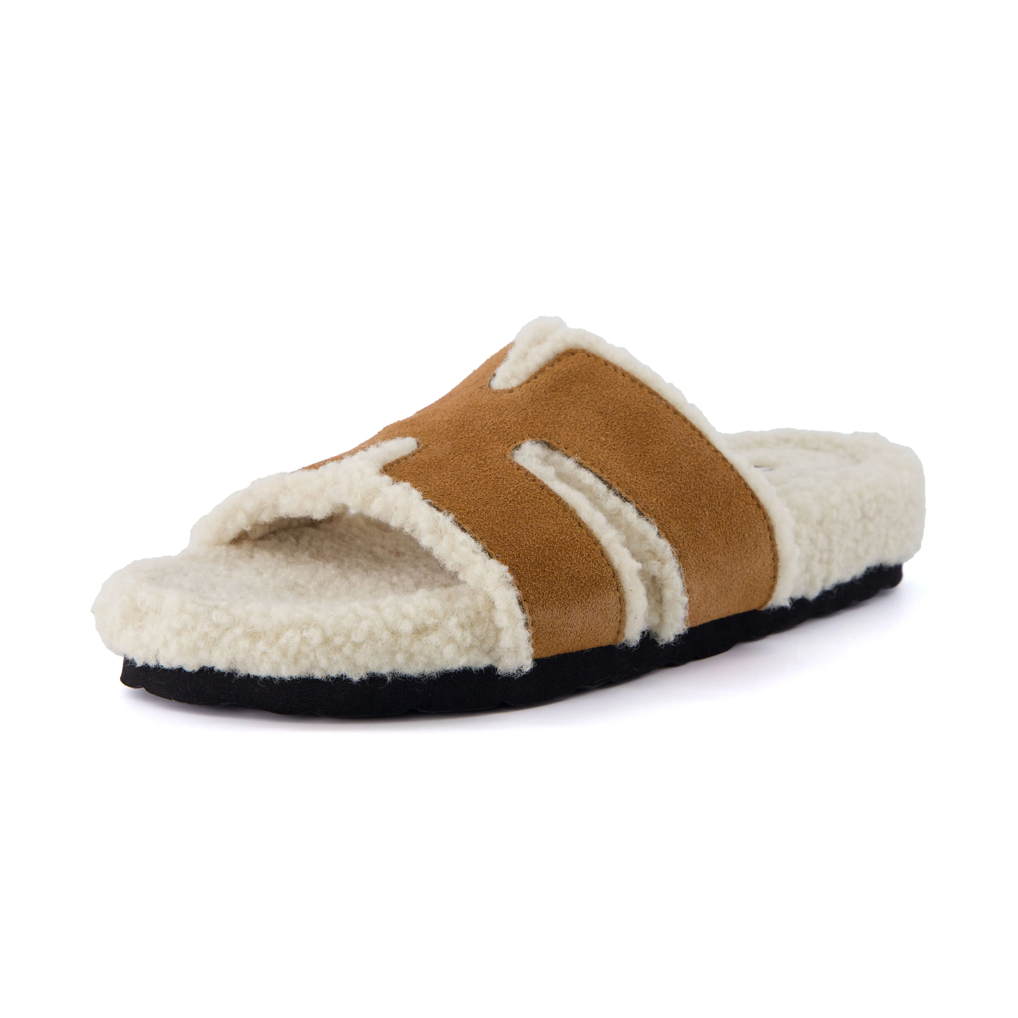 Cuddle Shearling Footbed Sandal