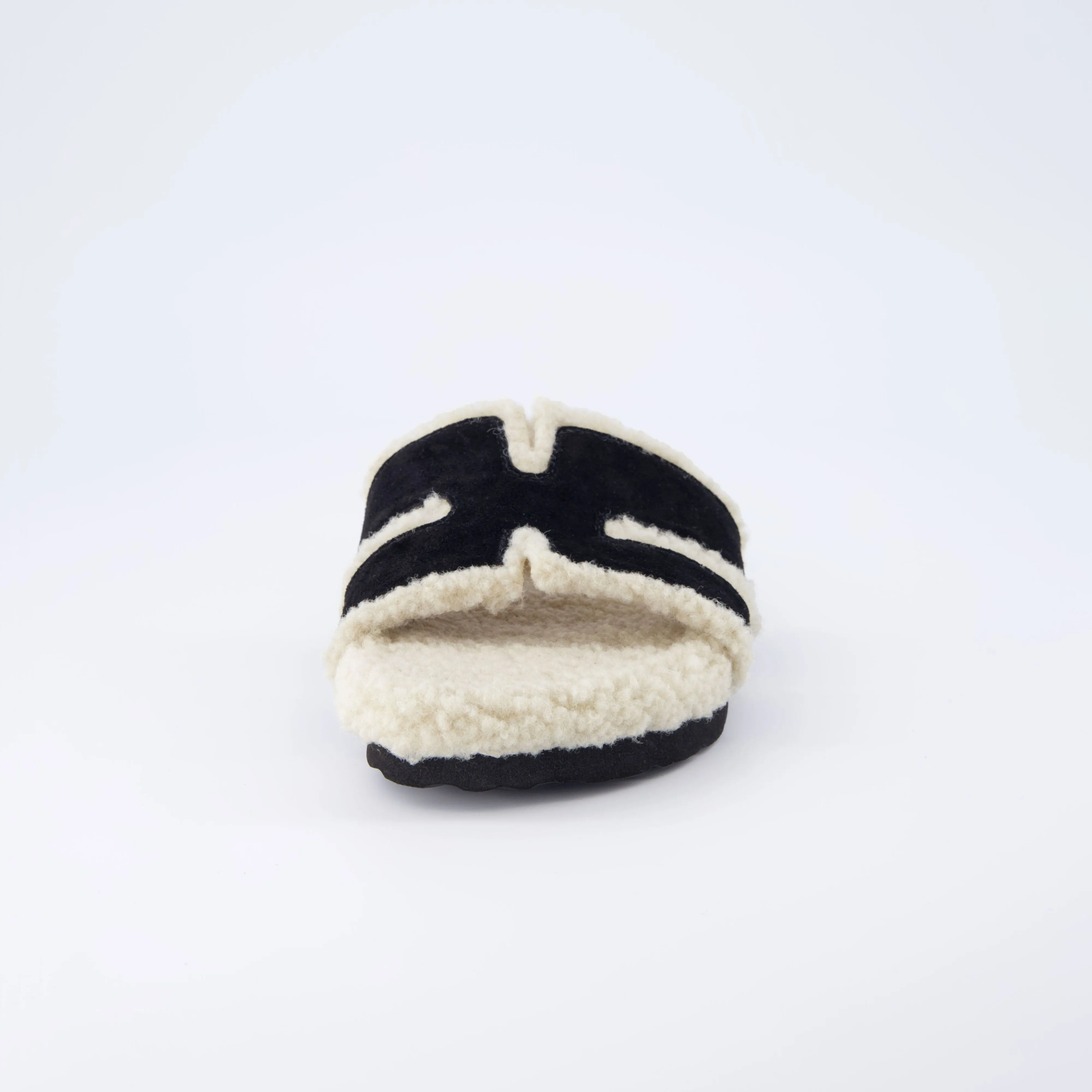 Cuddle Shearling Footbed Sandal