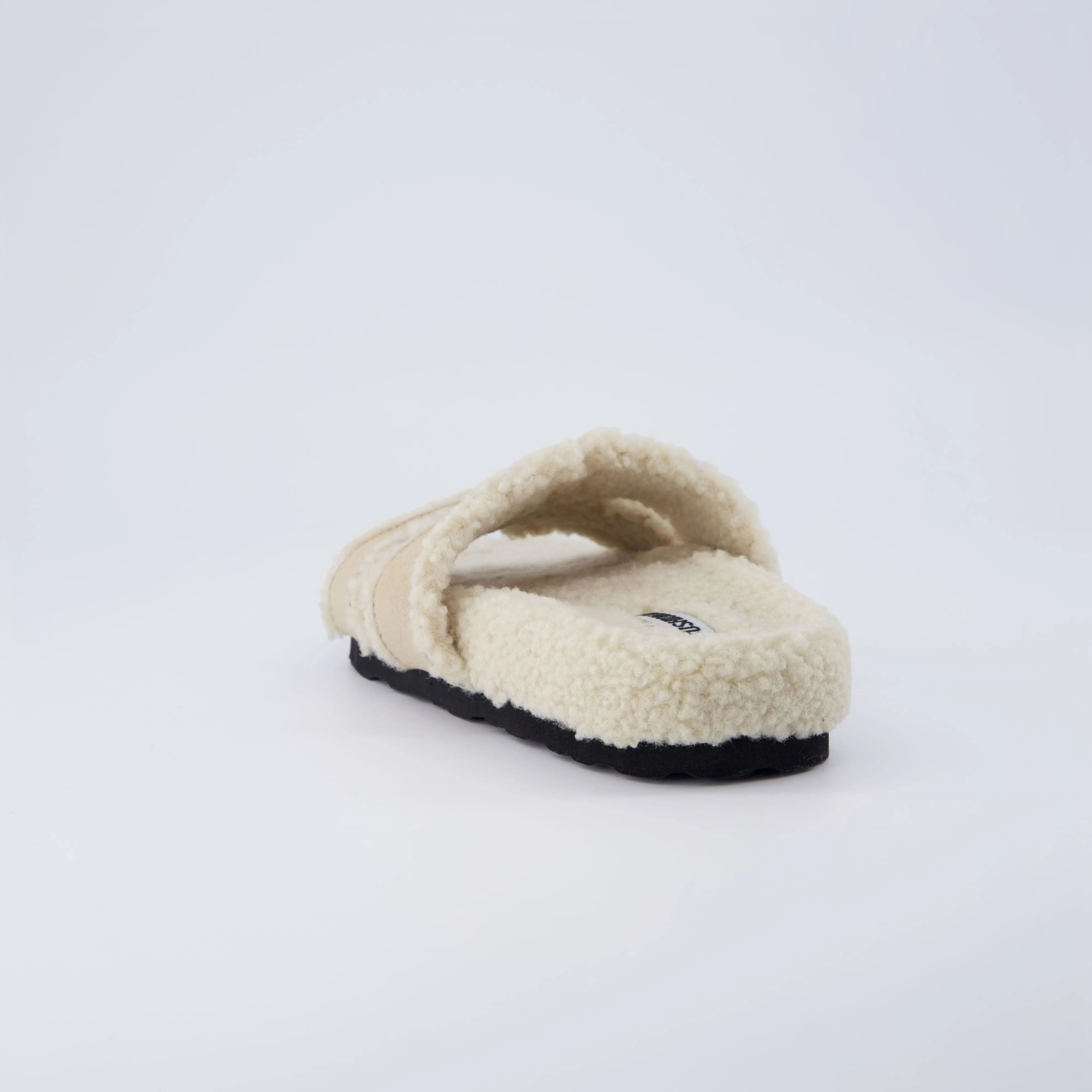 Cuddle Shearling Footbed Sandal