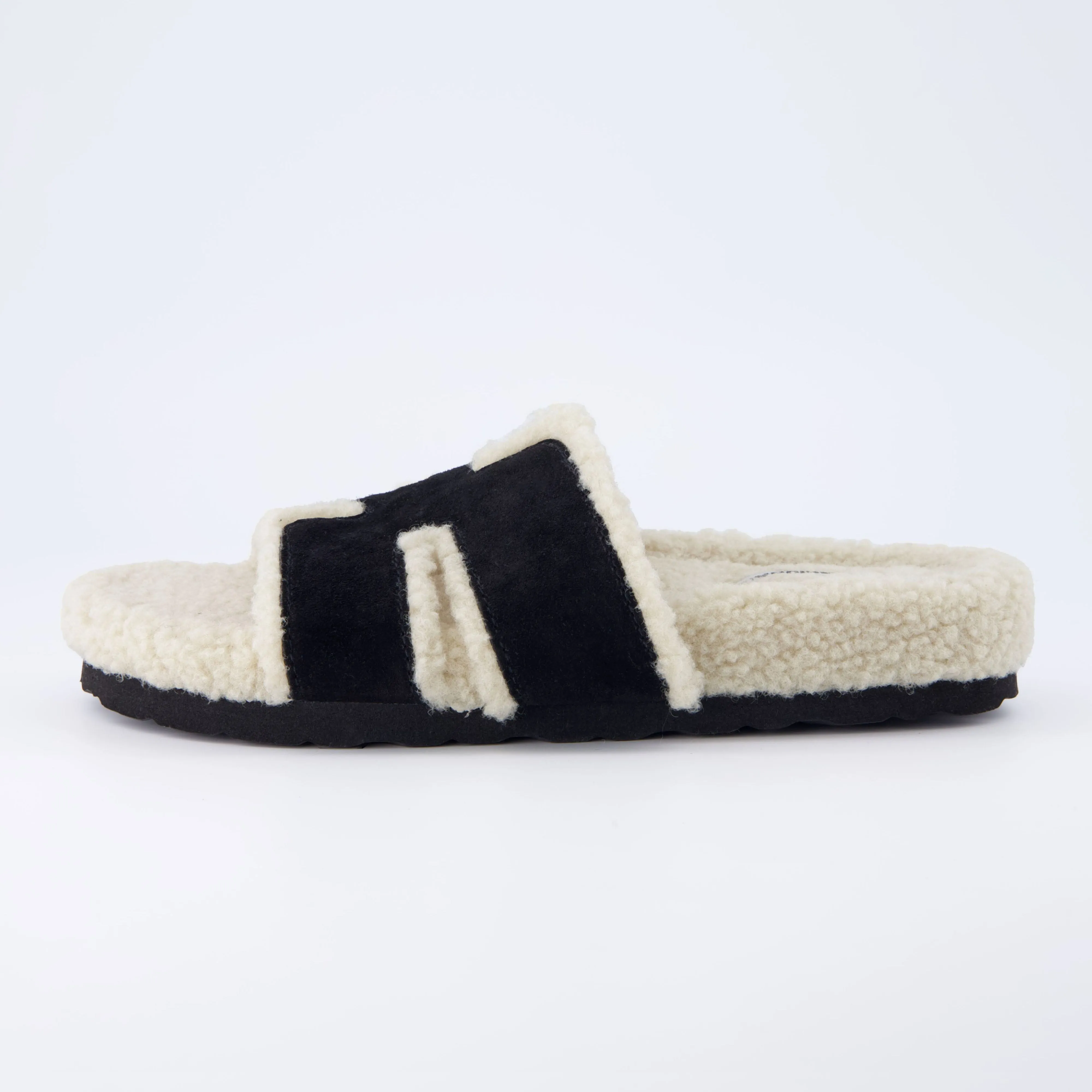 Cuddle Shearling Footbed Sandal