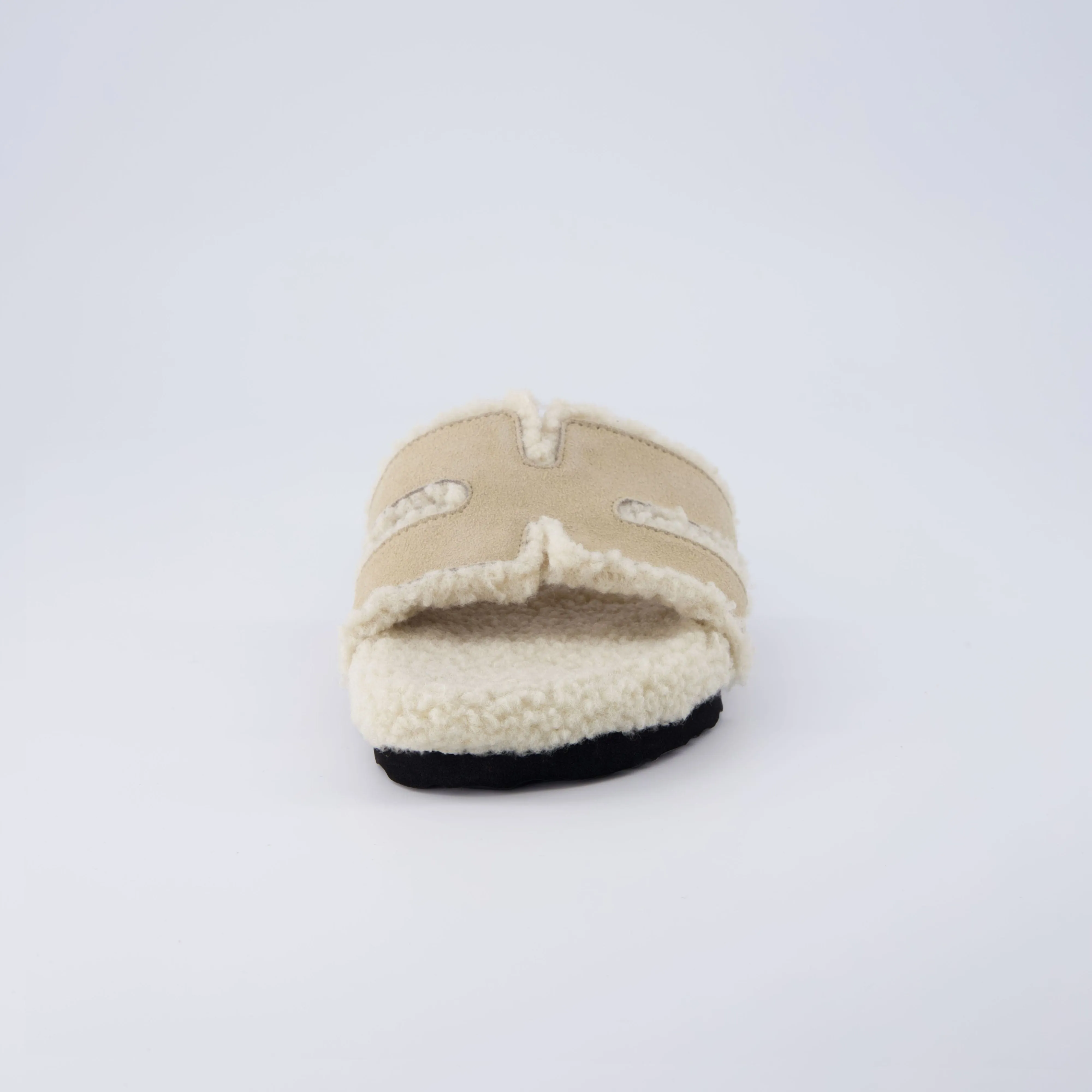 Cuddle Shearling Footbed Sandal