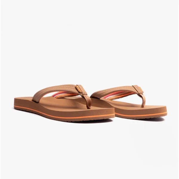CUSHION BREEZE Ladies Flip-Flops Tan/Smoothie