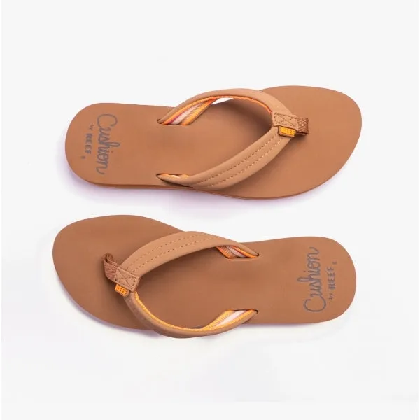 CUSHION BREEZE Ladies Flip-Flops Tan/Smoothie